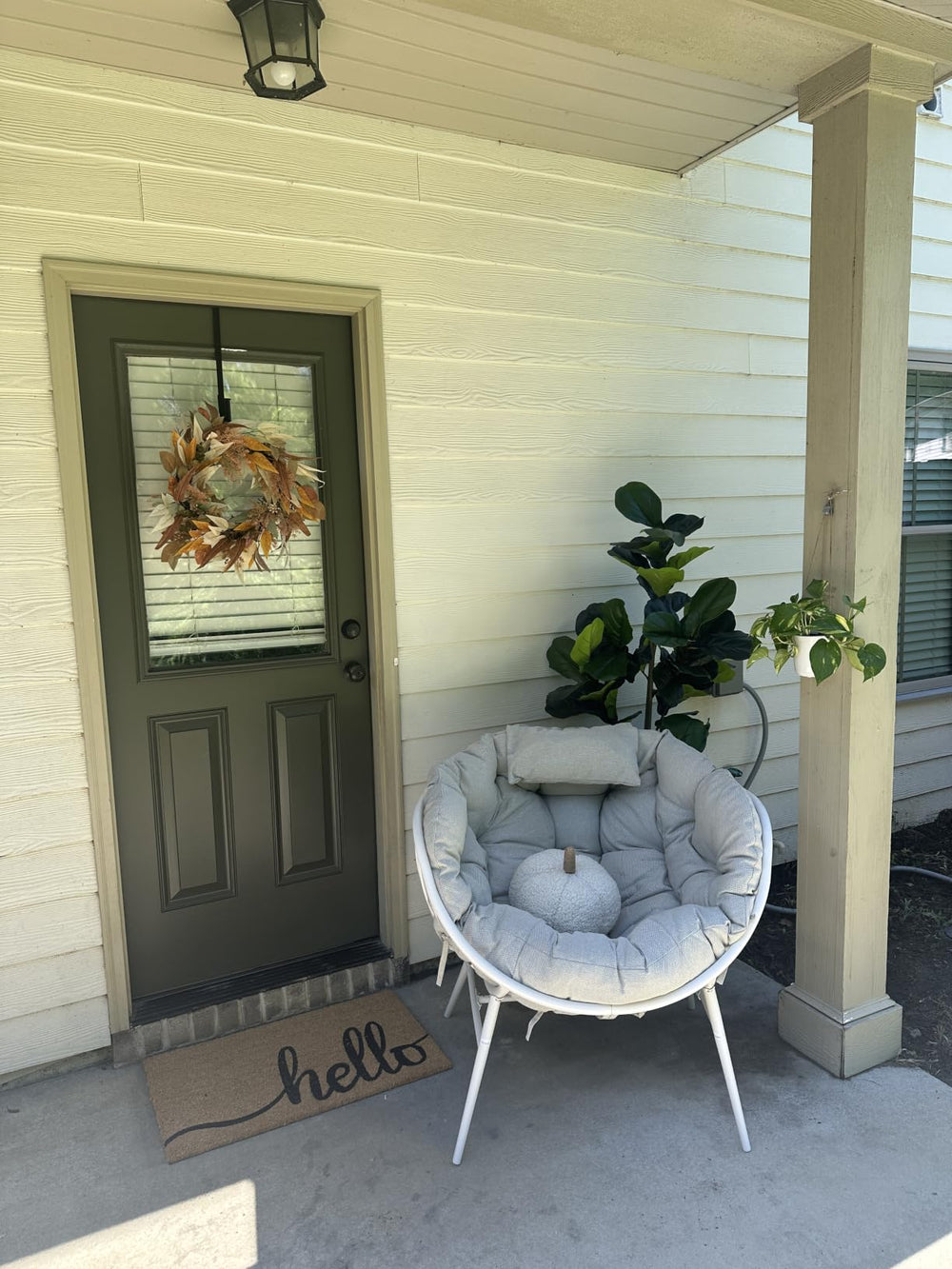 Followed seller's instructions to keep bolts loose during assembly, which fixed alignment issues. The chair is beautiful, sturdily made, and so comfortable I could easily nap in it!